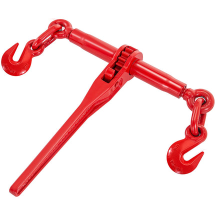 Ratchet Chain Load Binder, 3/8–1/2 in, 9,215 lb, 2-Pack