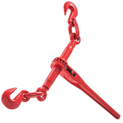 Ratchet Chain Load Binder, 3/8–1/2 in, 9,215 lb, 2-Pack