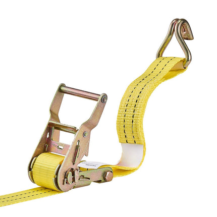Ratchet Tie Down Straps 4-Pack, 1.5 in x 20 ft, Double J-Hooks