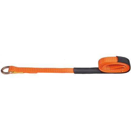Ratchet Tire Straps 2 x 120 in, Chain Anchors, 4-Pack