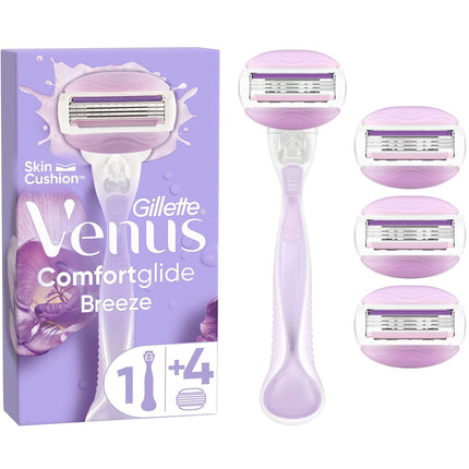 Holicí strojek Venus Comfortglide Breeze, 4 náhradní hlavice