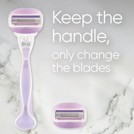 Holicí strojek Venus Comfortglide Breeze, 4 náhradní hlavice