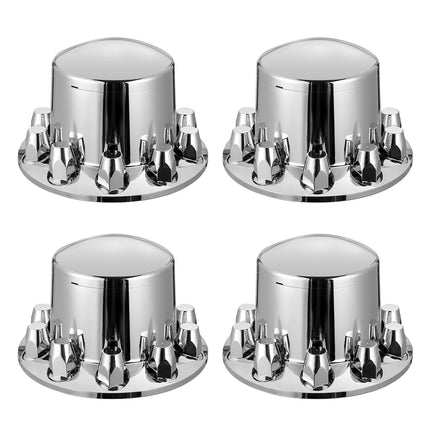 Rear Axle Wheel Cover Kit for Semi Truck, Chrome ABS