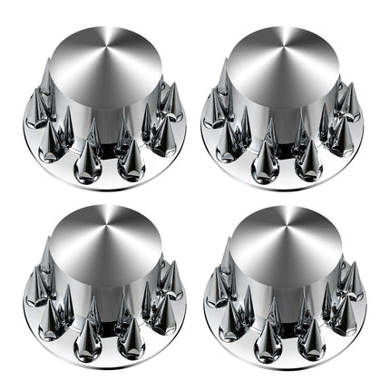Rear Axle Wheel Covers for Semi Truck, Spiked ABS Kit