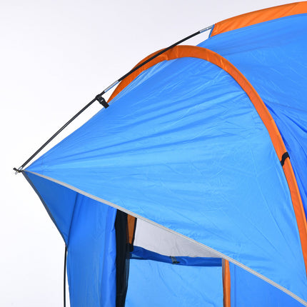 6-person Blue Dome tailgate tent, 3 doors for SUV/caravan