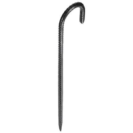 Rebar Stakes, 16-Inch J-Hook Galvanized, 16-Pack