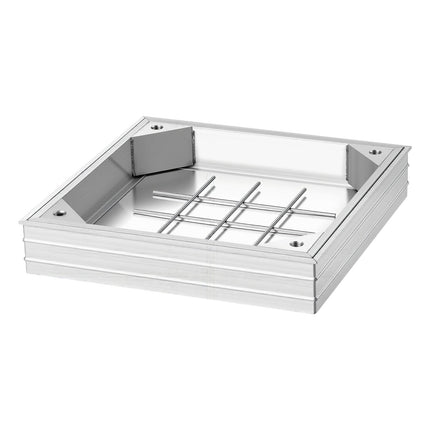 Recessed Manhole Cover With Frame, Aluminum, 300 x 300mm