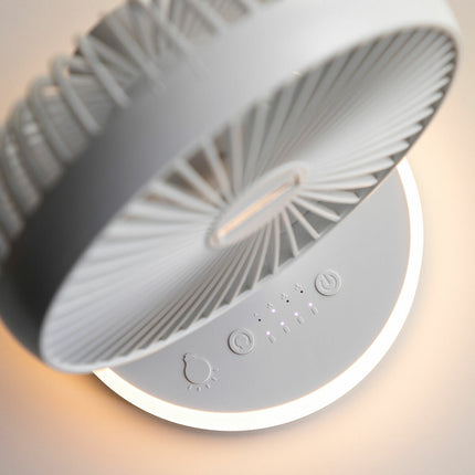 Dobíjecí stolní ventilátor s LED FanLed InnovaGoods Ø6,6'' 4000 mAh