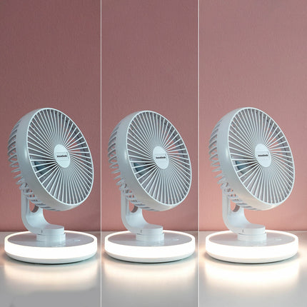 Dobíjecí stolní ventilátor s LED FanLed InnovaGoods Ø6,6'' 4000 mAh
