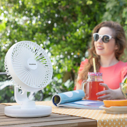 Dobíjecí stolní ventilátor s LED FanLed InnovaGoods Ø6,6'' 4000 mAh
