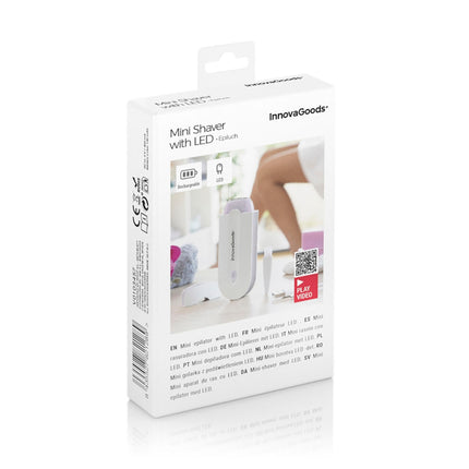 Dobíjecí mini holicí strojek s LED světlem Epiluch InnovaGoods