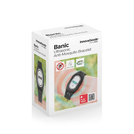 Dobíjecí náramek proti komárům s ultrazvukem Banic InnovaGoods