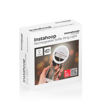 Dobíjecí selfie kruhové světlo Instahoop InnovaGoods