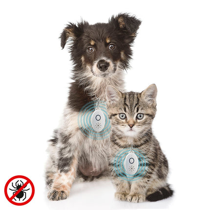 Dobíjecí ultrazvukový odpuzovač parazitů pro mazlíčky PetRep InnovaGoods