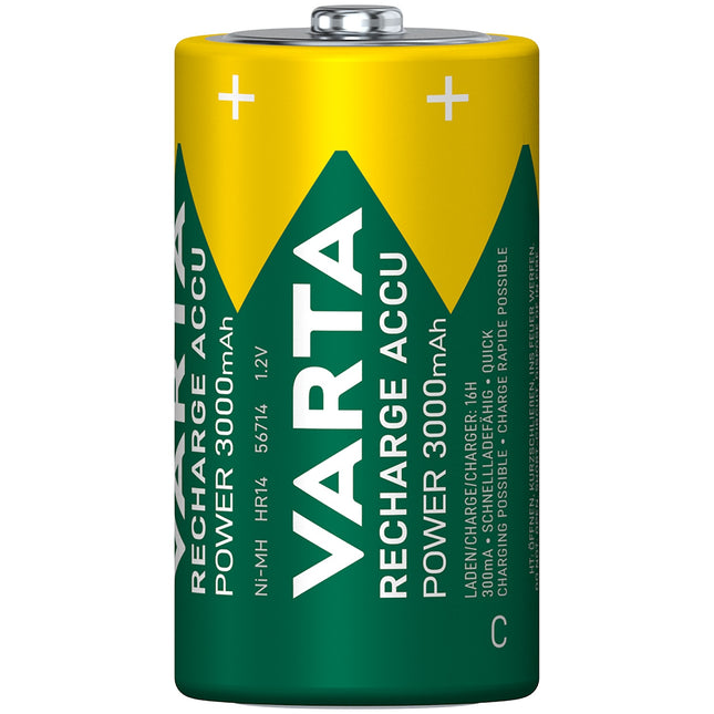 Dobíjecí baterie C 3000 mAh, 2 ks