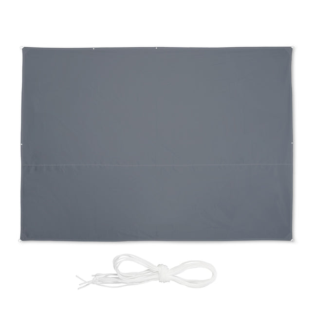 Rectangular Grey Shade Sail, UV Protection, Water-Repellent