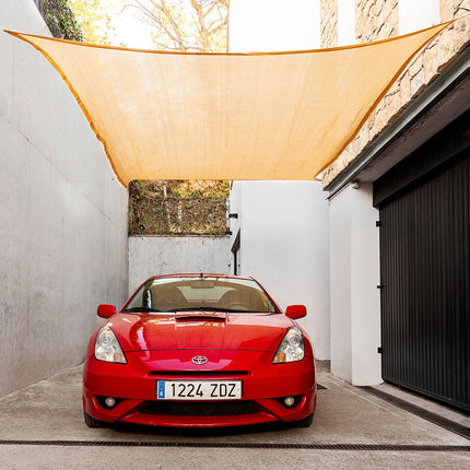 Obdélníková stínicí plachta Shazail InnovaGoods 2 x 3 m – béžová