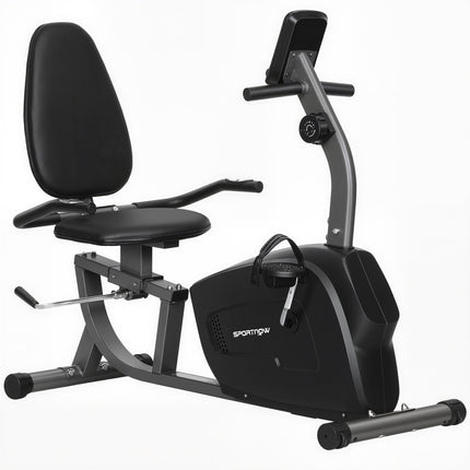 Recumbent Exercise Bike, Magnetic, 8 Resistance Levels, LCD