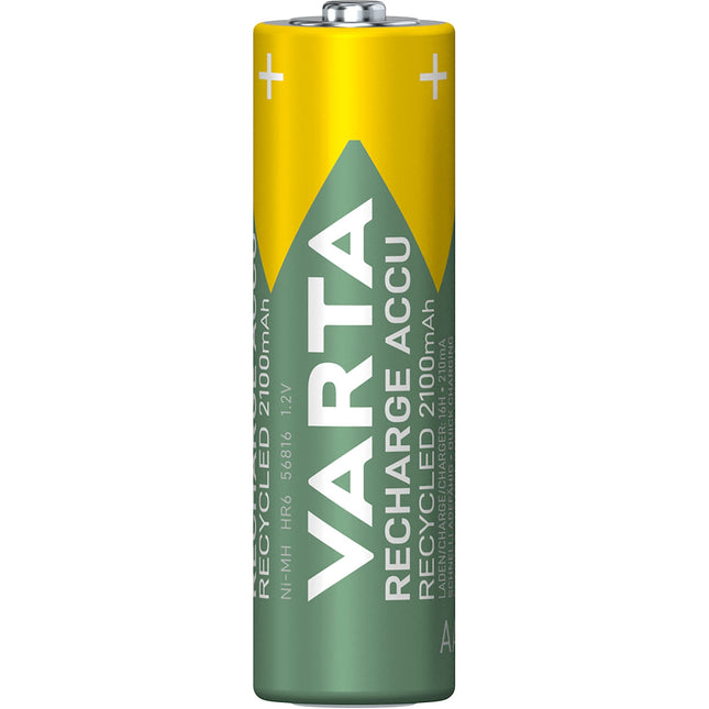Recyklovaná dobíjecí baterie AA 2100 mAh, 4 ks