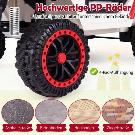 Red 12V Kids Electric Car with Remote Control & Music