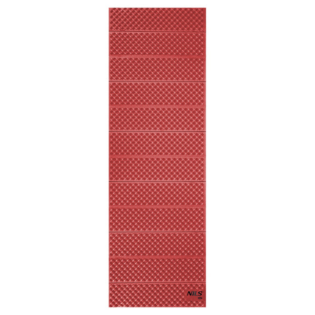 Red Folding Mat, 182cm, Portable Exercise Pad