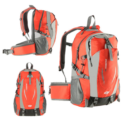 Rode wandelrugzak, 30 liter inhoud, lichtgewicht