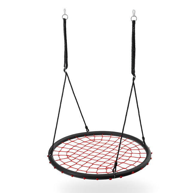 Red Saucer Swing, Durable Outdoor Play Equipment
