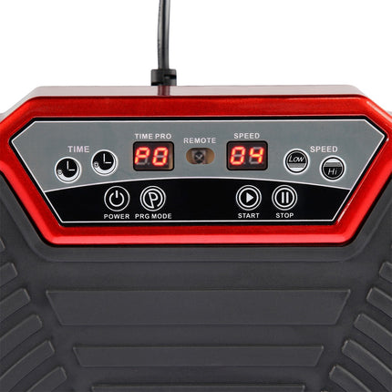 Red Vibrating Platform, Adjustable Speed, Fitness Equipment