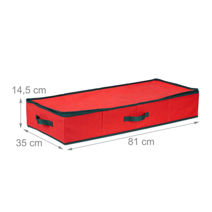 Úložný box na balicí papír, červený