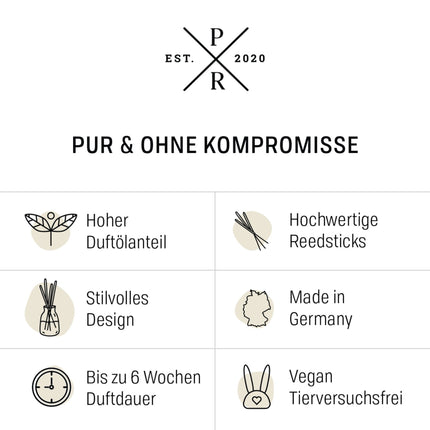 Aroma difuzér 100 ml – dlouhotrvající esenciální oleje