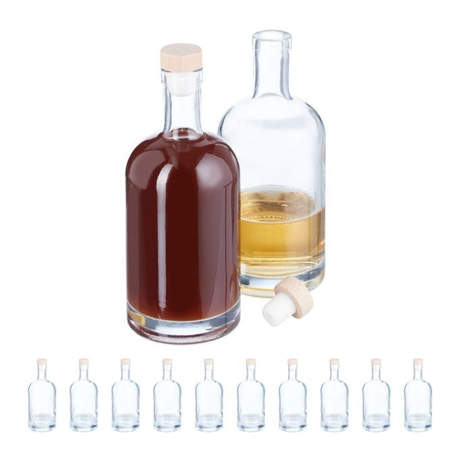 Plnitelné láhve, 12 ks, 500 ml