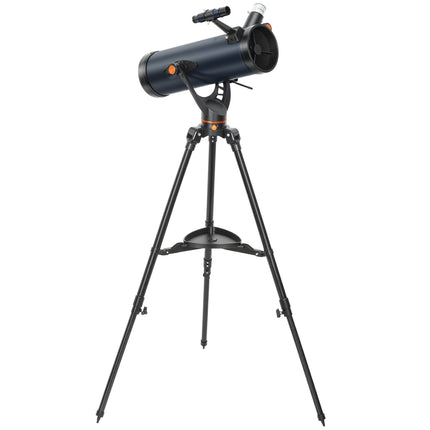 Zrcadlový teleskop, objektiv 114 mm, 2 okuláry, hliník
