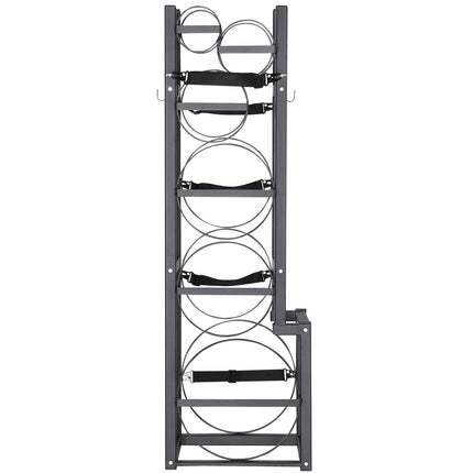 Refrigerant Cylinder Rack, 6-Tank Carbon Steel Holder
