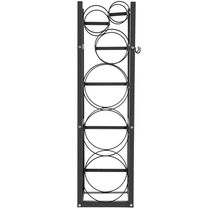 Refrigerant Cylinder Rack, 6-Tank Carbon Steel Stand
