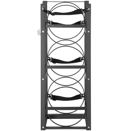 Refrigerant Cylinder Rack, Holds 3 x 30 lb Tanks
