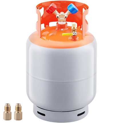 Refrigerant Recovery Tank, 13.6 kg, 400 PSI, Y-Valve
