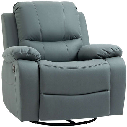 Polohovací relaxační křeslo s podnožkou, zelený polyester