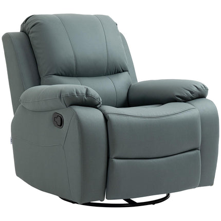 Polohovací relaxační křeslo s podnožkou, zelený polyester