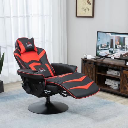 Ergonomické polohovací relaxační křeslo, syntetická kůže, masážní funkce