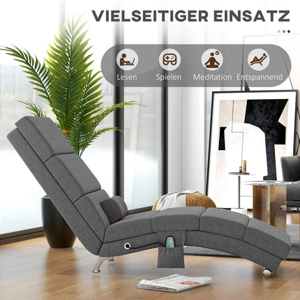 Electric massage chair, foldable with remote control