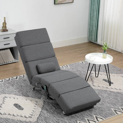 Electric massage chair, foldable with remote control