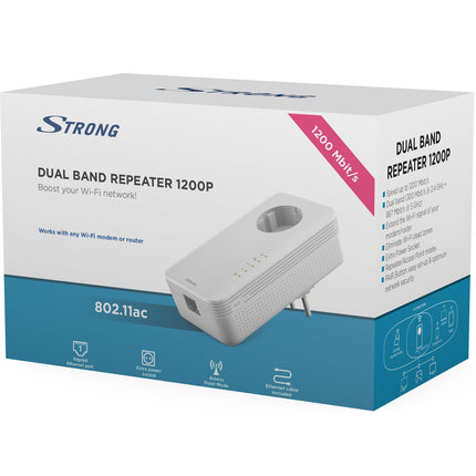 Repeater 1200 Mbit/s Dual Band (2,4+5GHz)
