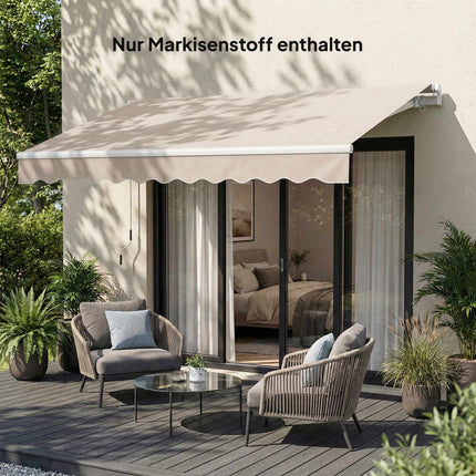 Náhradní látka na markýzu, polyester 280 g/m², UPF 50+
