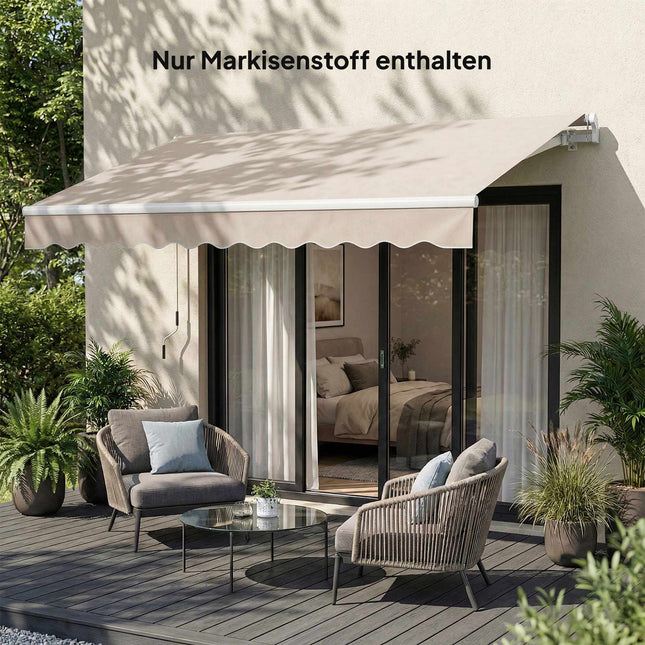 Náhradní látka na markýzu, polyester 280 g/m², UPF 50+