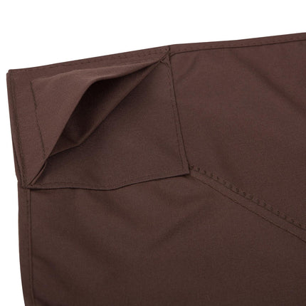 Náhradní stříška pro kovový altán 3x3M – polyester, kávová