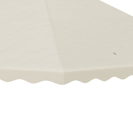 Náhradní střecha pro zahradní pavilon, 3x3 m, krémově bílý potah