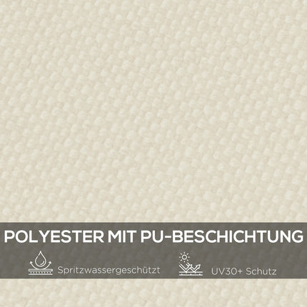 Střecha pergoly 297x243cm, UV ochrana, béžová