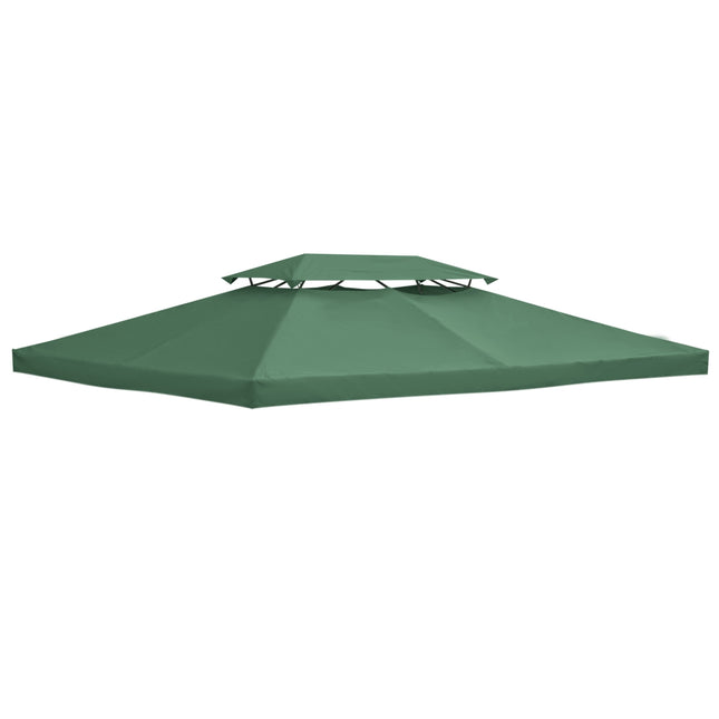 Replacement gazebo roof, 3x4M polyester, green