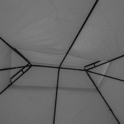 Náhradní polyesterová střecha altánu, 3x4 m, světle šedá