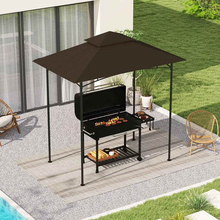 Náhradní střecha k altánu ke grilu, dvouúrovňová, voděodolná